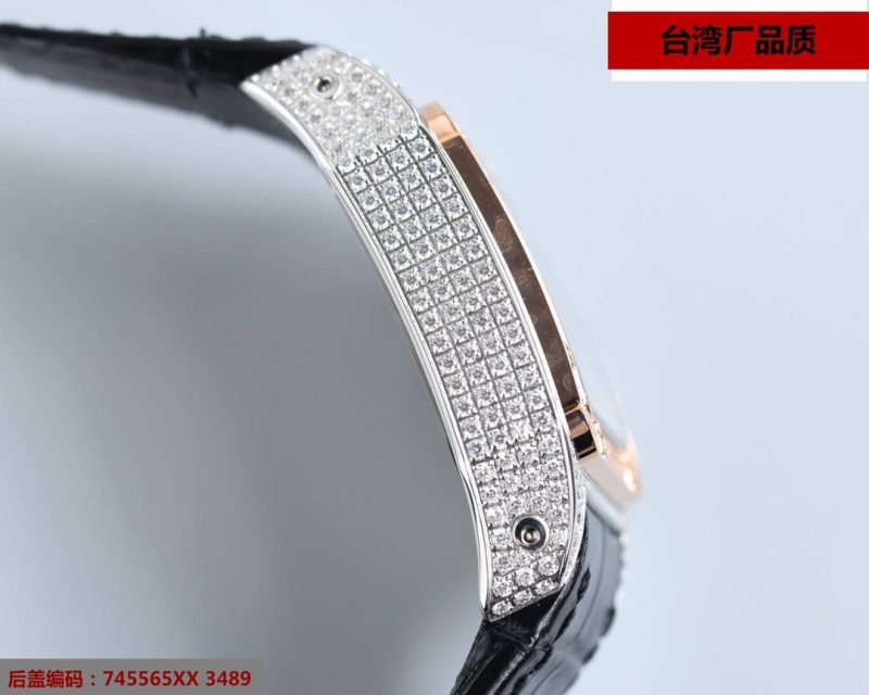 13275068559810960 SANTOS 100XL 42MM DIAMOND ROSE GOLD BEZEL