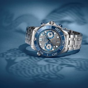 SEAMASTER DIVER 300M CHRONOGRAPH BLUE CERAMIC GREY DIAL