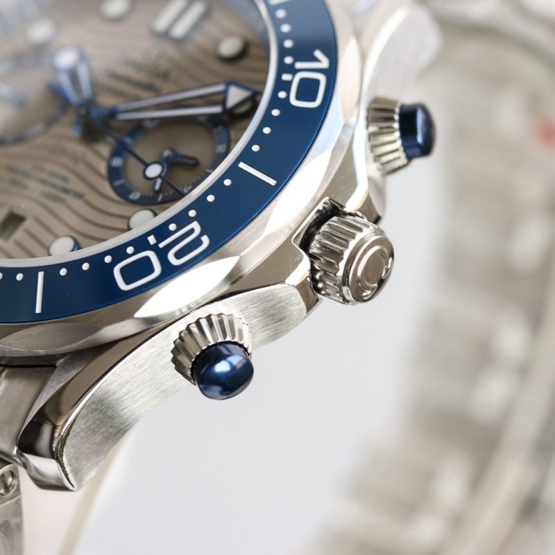 SEAMASTER DIVER 300M CHRONOGRAPH BLUE CERAMIC GREY DIAL