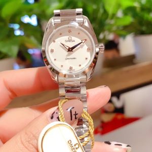 13275597357313416_4eab5698-bb38-4fb6-b77c-76804f8f2c77 AQUA TERRA 28MM QUARTZ STEEL WHITE DIAL