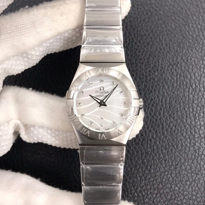 CONSTELLATION 27MM QUARTZ STEEL CASE MOP DIAL