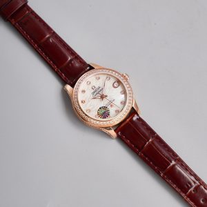 CONSTELLATION 33MM AUTOMATIC ROSE GOLD DIAMOND BEZEL