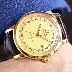 SEAMASTER GLOBEMASTER 40MM GOLD CASE ANNUAL CALENDAR