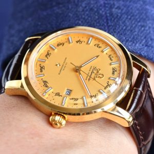 SEAMASTER GLOBEMASTER 40MM GOLD CASE ANNUAL CALENDAR