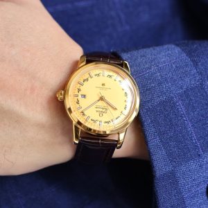 SEAMASTER GLOBEMASTER 40MM GOLD CASE ANNUAL CALENDAR