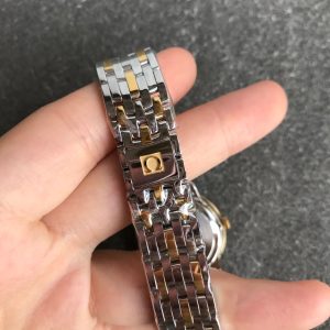 DEVILLE PRESTIGE 27MM QUARTZ GOLD STEEL YELLOW GOLD DIAL