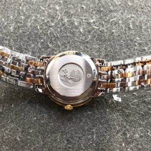 13277062261932016_5863a978-9bca-4408-900e-e562bfe4d261 DEVILLE PRESTIGE 27MM QUARTZ GOLD STEEL DIAMOND NUMERALS