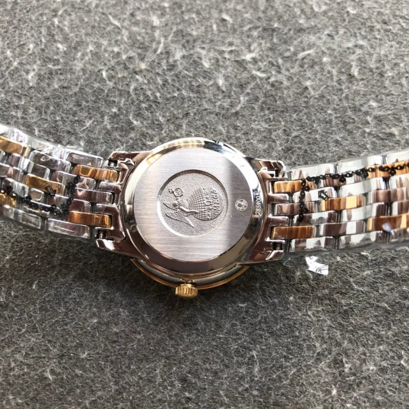 13277062261932016_5863a978-9bca-4408-900e-e562bfe4d261 DEVILLE PRESTIGE 27MM QUARTZ GOLD STEEL DIAMOND NUMERALS