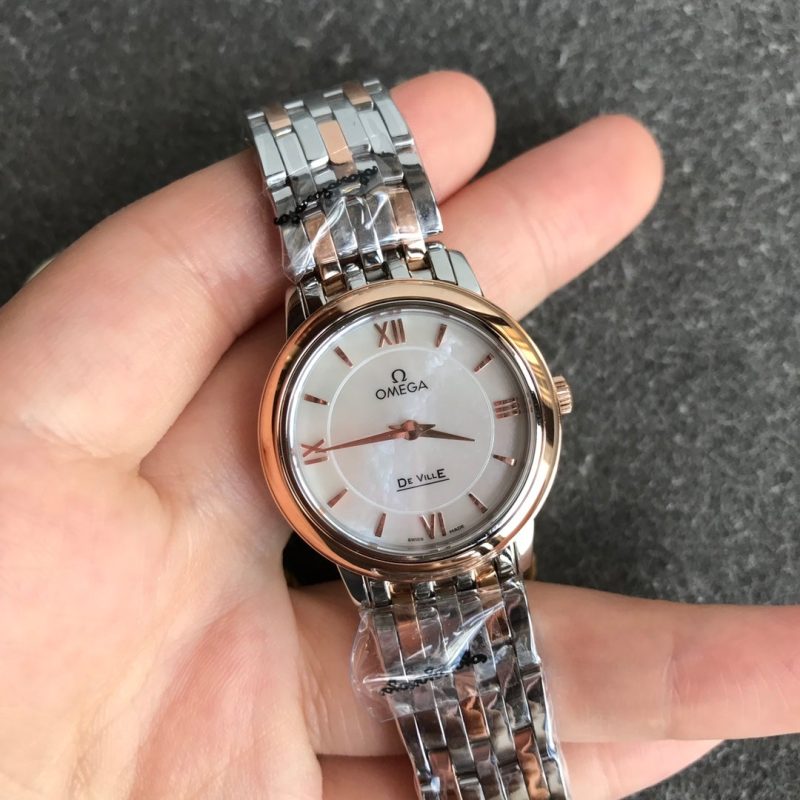 13277062309506726_6a375bfc-ea5b-4128-90eb-8d4270b2bcbf DEVILLE PRESTIGE 27MM QUARTZ ROSE GOLD STEEL MOP DIAL
