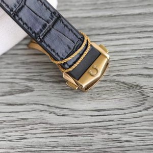 CONSTELLATION 41MM GOLD CASE BLACK LEATHER