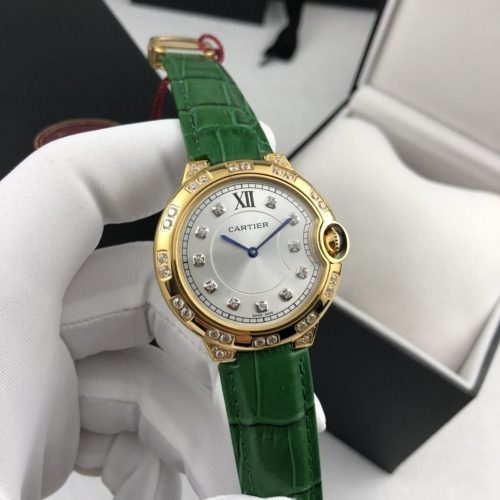BALLON BLEU 36MM GOLD CASE DIAMOND NUMERALS