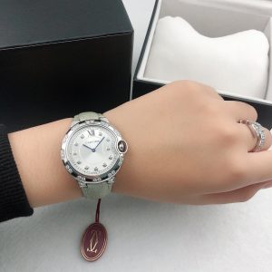 13277573506765070 BALLON BLEU 36MM STEEL CASE DIAMOND NUMERALS