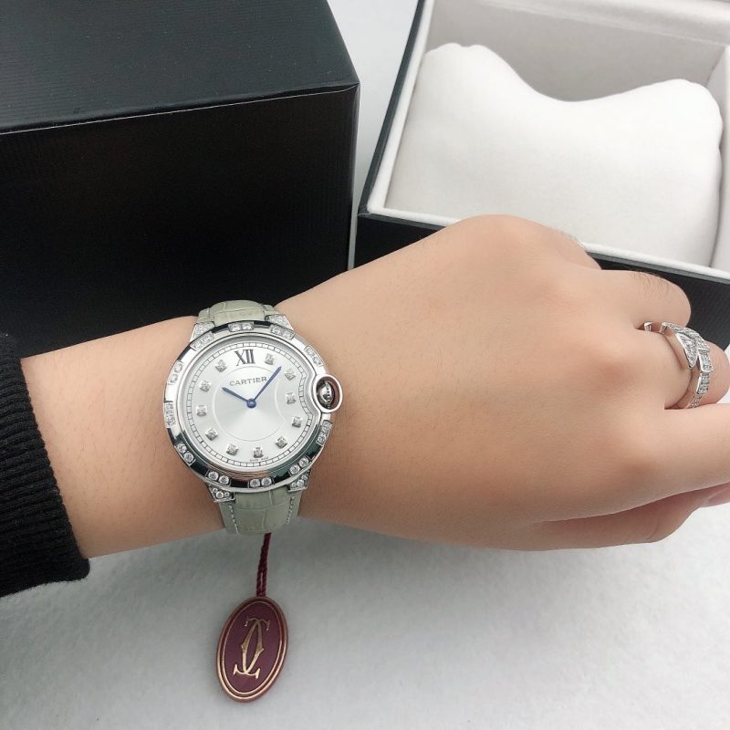 13277573506765070 BALLON BLEU 36MM STEEL CASE DIAMOND NUMERALS