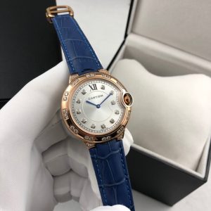 13277573551486000 BALLON BLEU 36MM ROSE GOLD CASE DIAMOND NUMERALS