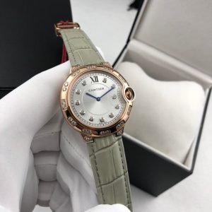 13277573553173219 BALLON BLEU 36MM ROSE GOLD CASE DIAMOND NUMERALS