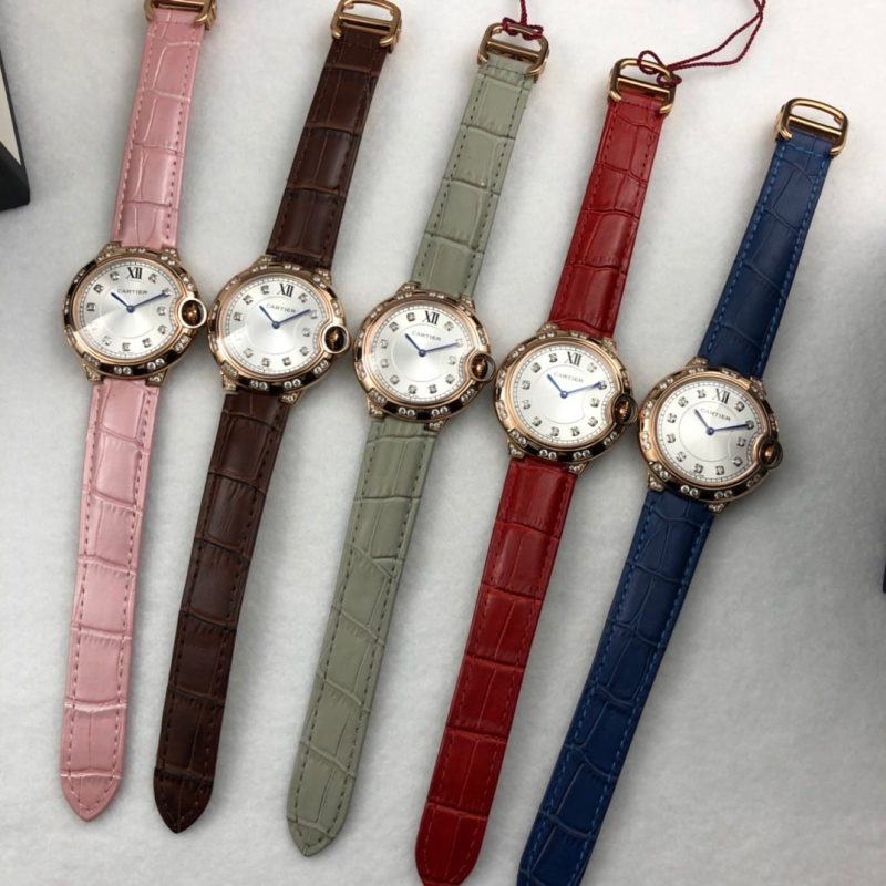 13277573555988895 BALLON BLEU 36MM ROSE GOLD CASE DIAMOND NUMERALS