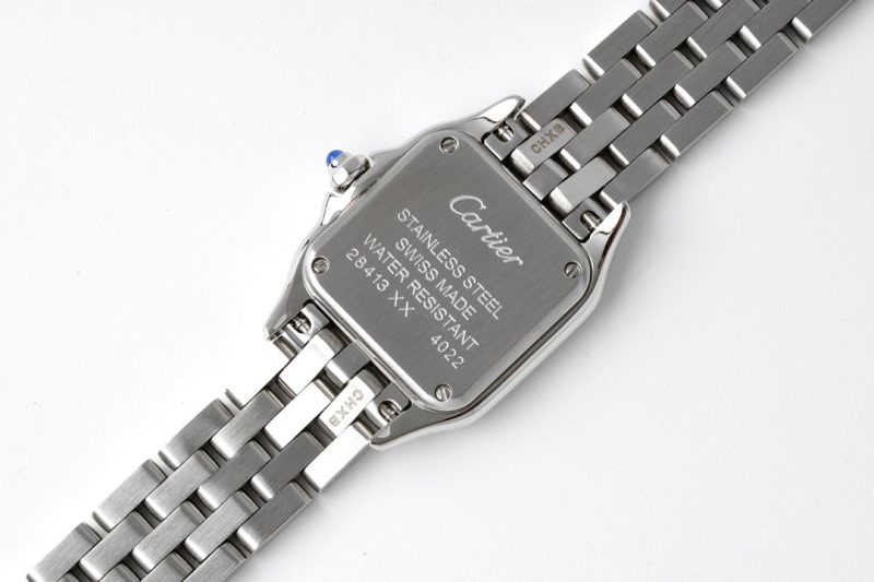 13277836360707084 PANTHERE DE CARTIE 22MM QUARTZ STEEL WHITE DIAL