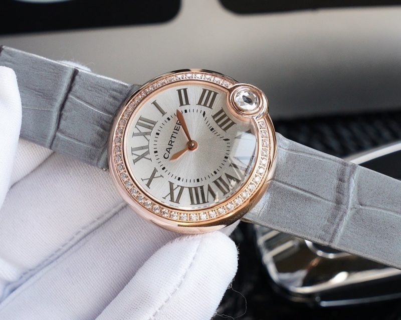BALLON BLANC 33MM AUTOMATIC ROSE GOLD ARABIC NUMERALS