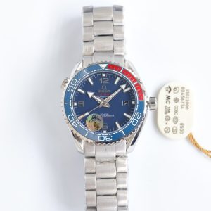 SEMASTER PLANET OCEAN 600M CERAMIC BLUE DIAL STEEL BRACELET