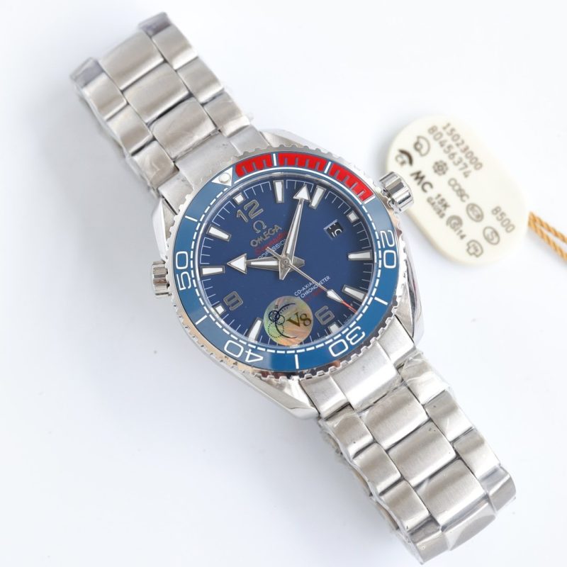 SEMASTER PLANET OCEAN 600M CERAMIC BLUE DIAL STEEL BRACELET