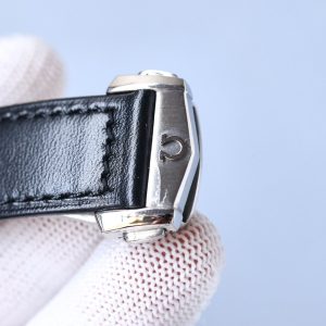 SPEEDMASTER RACING 44 CERAMIC BLACK DIAL LEATHER