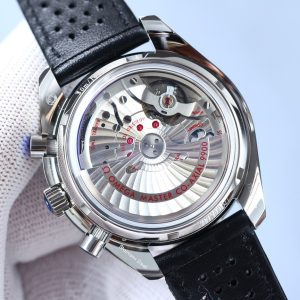 SPEEDMASTER RACING 44 CERAMIC BLACK DIAL LEATHER