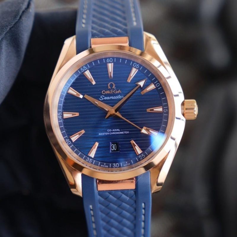 SEAMASTER AQUA TERRA 150M GOLD CASE BLUE DIAL
