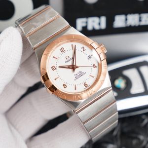 CONSTELLATION 38MM ROSE GOLD STEEL
