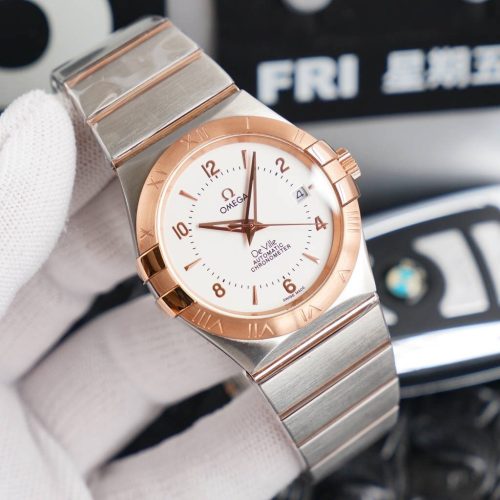 CONSTELLATION 38MM ROSE GOLD STEEL