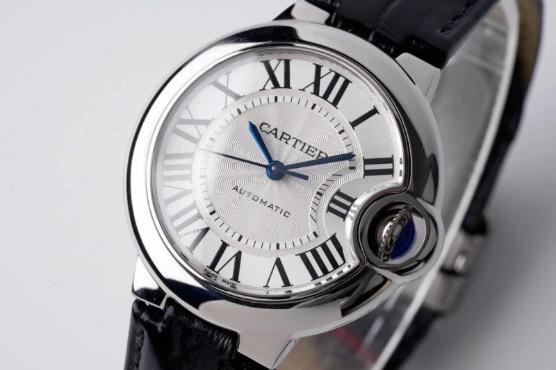 BALLON BLEU 33MM AUTOMATIC WHITE DIAL LEATHER 2021