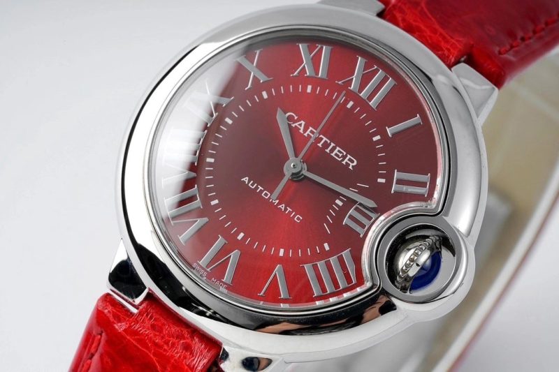 13278618127385366 BALLON BLEU 33MM AUTOMATIC RED DIAL LEATHER 2021