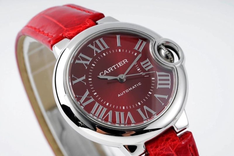 13278618128902326 BALLON BLEU 33MM AUTOMATIC RED DIAL LEATHER 2021
