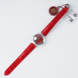 13278618135926946 BALLON BLEU 33MM AUTOMATIC RED DIAL LEATHER 2021