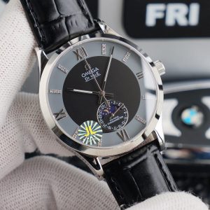 13278702903876653_f70363cc-fe74-40ff-9a1d-8a6c1f240e99 DEVILLE CHRONOMETER 40MM MOONPHASE GREY BLACK DIAL