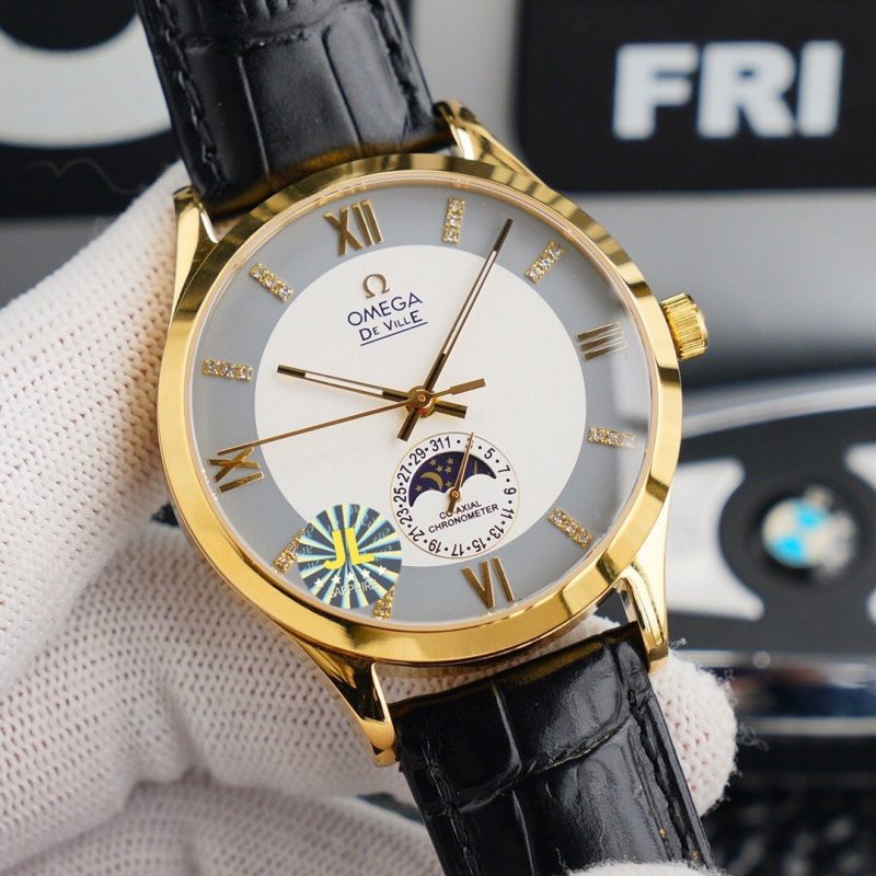 13278702949365535_36d629b2-ce1a-44e5-9d65-78bfa7991bce DEVILLE CHRONOMETER 40MM MOONPHASE WHITE GREY DIAL