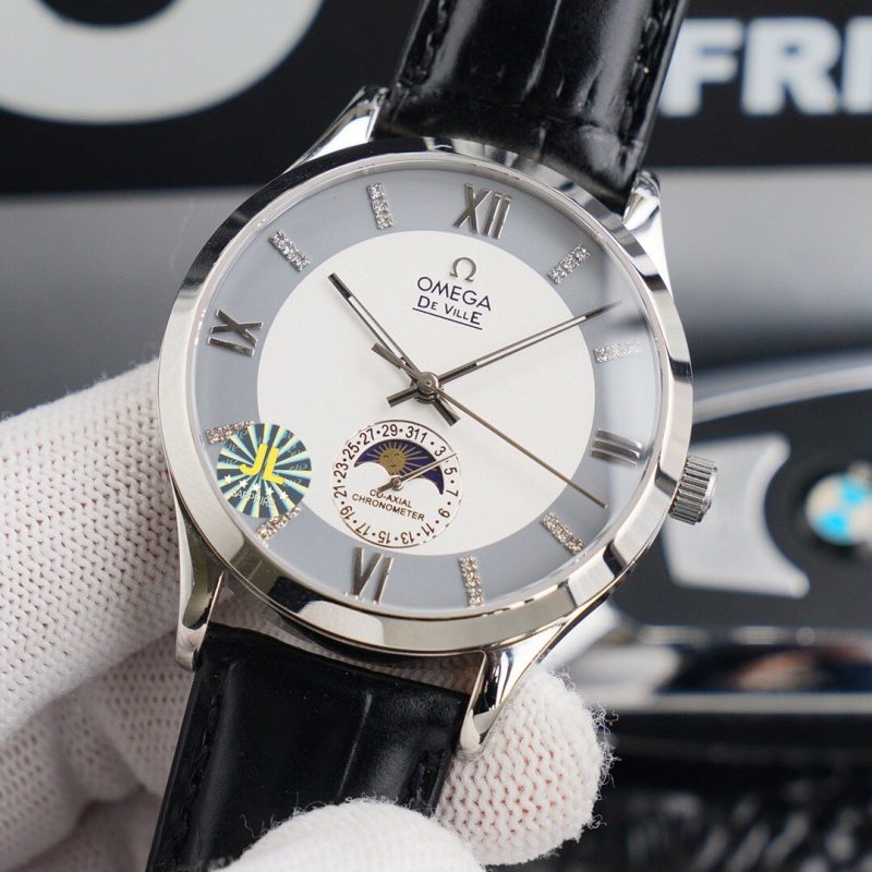 13278702950322974_cd645cbe-dd84-4a3a-bd00-b8941c0a15bd DEVILLE CHRONOMETER 40MM MOONPHASE WHITE GREY DIAL