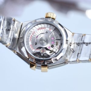 CONSTELLATION 27MM ROSE GOLD DIAMOND BEZEL