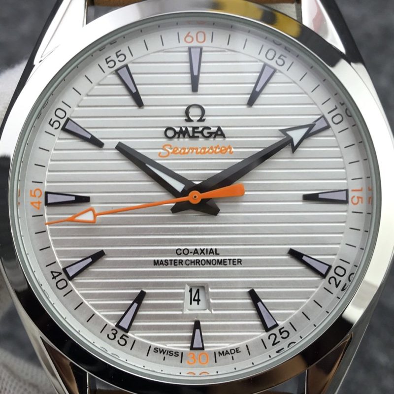 13278957810218897_9b611074-0faf-47d5-a0fd-30c85b1c6715 SEAMASTER AQUA TERRA 150M CO-AXIAL STEEL CASE WHITE DIAL BROWN LEATHER