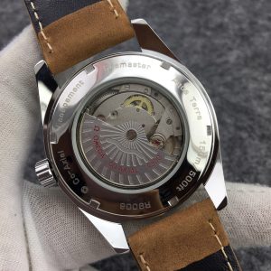 13278957811531754_77de969c-68d4-4fa2-a5e7-c0a3e87d8ba6 SEAMASTER AQUA TERRA 150M CO-AXIAL STEEL CASE WHITE DIAL BROWN LEATHER