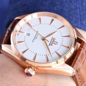 SEAMASTER AQUA TERRA 150M CO-AXIAL GOLD CASE LEATHER