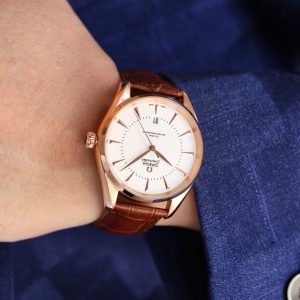 SEAMASTER AQUA TERRA 150M CO-AXIAL GOLD CASE LEATHER