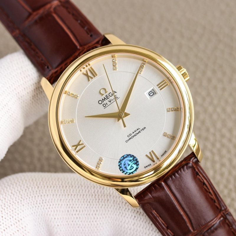 13279124093890985_3253d765-bb93-4403-be13-fd919956af63 DE VILLE PRESTIGE 39.5 GOLD CASE WHITE DIAL