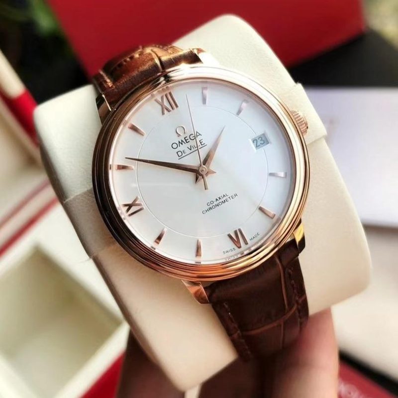 13279124734804139_38cc3f5d-514b-465e-a0e2-bc028b8c0b62 DE VILLE PRESTIGE 39.5 ROSE GOLD CASE MOP DIAL