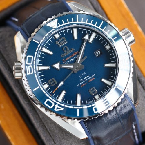 13279216687913678_5a867b07-7145-4973-bf2c-e8a21c928ac4 SEAMASTER PROFESSIONAL PLANET OCEAN 600M BLUE CERAMIC BLACK LEATHER