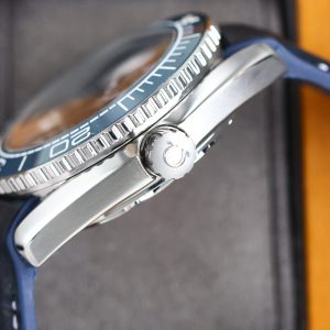 SEAMASTER PROFESSIONAL PLANET OCEAN 600M BLUE CERAMIC BLACK LEATHER