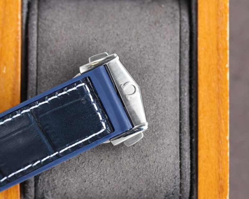 SEAMASTER PROFESSIONAL PLANET OCEAN 600M BLUE CERAMIC BLACK LEATHER