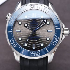 SEAMASTER DIVER 300 GREY DIAL BLACK RUBBER