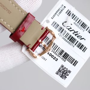 SANTOS DUMONT XL ROSE GOLD DIAMOND BEZEL