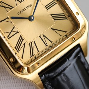 13279731350019399 SANTOS DUMONT XL GOLD CASE LEATHER