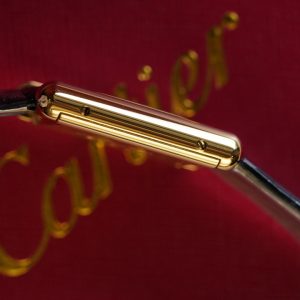 13305226156674509 TANK MUST DE SOLO 30MM GOLD CASE LEATHER STRAP